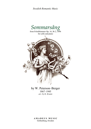 Book cover for Sommarsång/Sommarsang for cello and piano