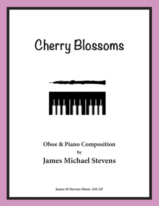 Book cover for Cherry Blossoms - Oboe & Piano