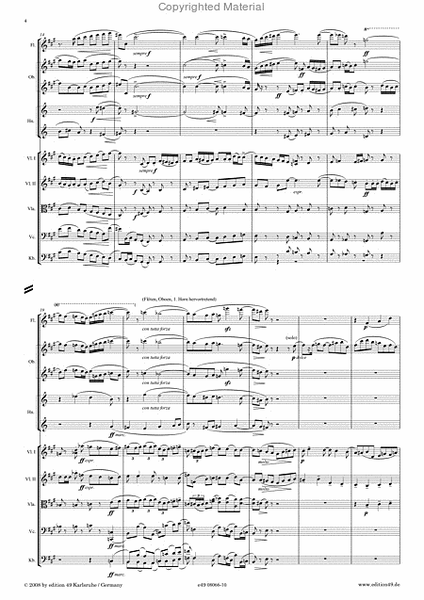 Konzertstuck A-Dur fur Violine und kleines Orchester op.7