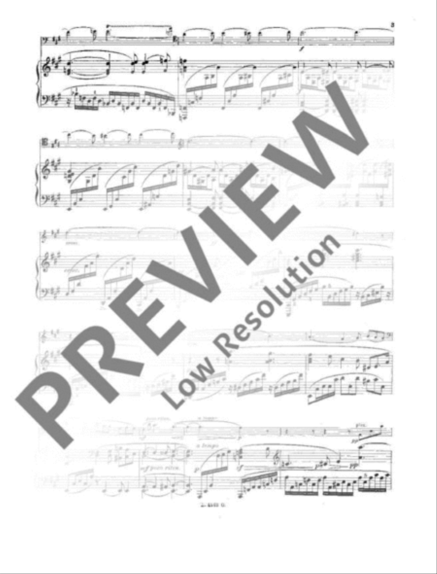 Sonate No. 2 A major Sonate No. 2 A major Piano Accompaniment scores gallery preview page 4