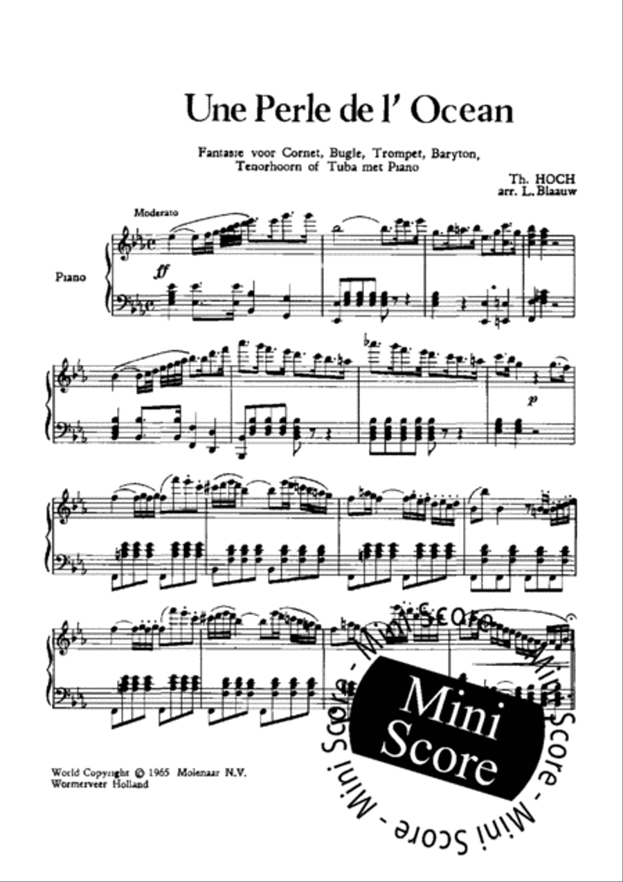 Une Perle de L'Ocean Trumpet scores gallery preview page 3