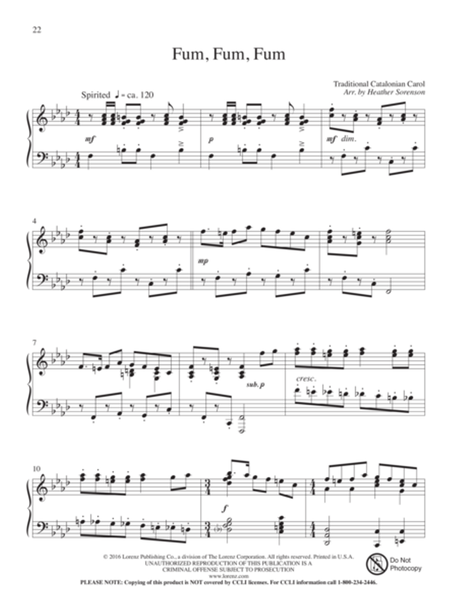Christmas Fantasia Christmas Fantasia Piano Solo scores gallery preview page 12