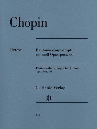 Book cover for Fantaisie-Impromptu C-sharp Minor Op. Post. 66