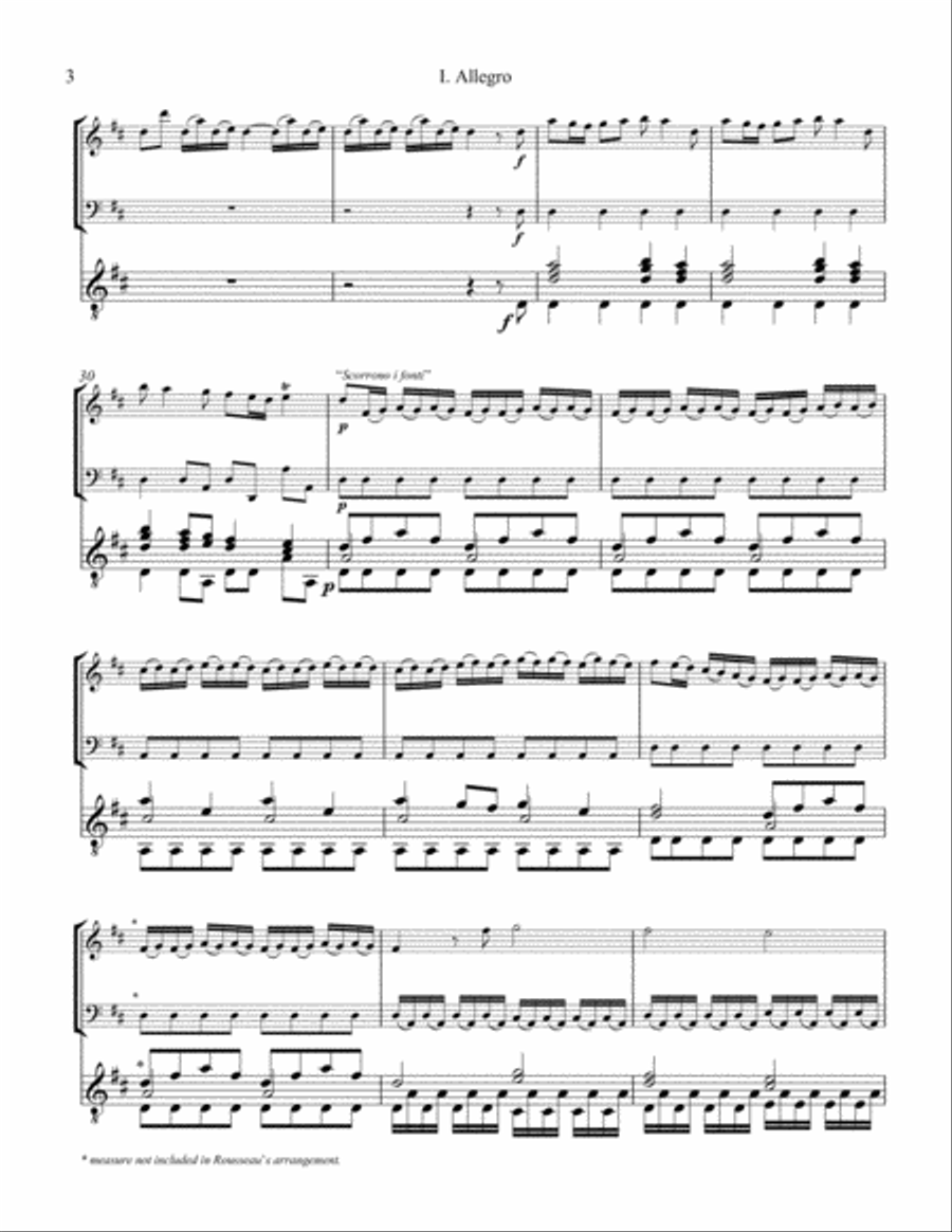 La primavera (Spring) RV. 269 - complete for flute, cello and guitar Flute scores gallery preview page 4