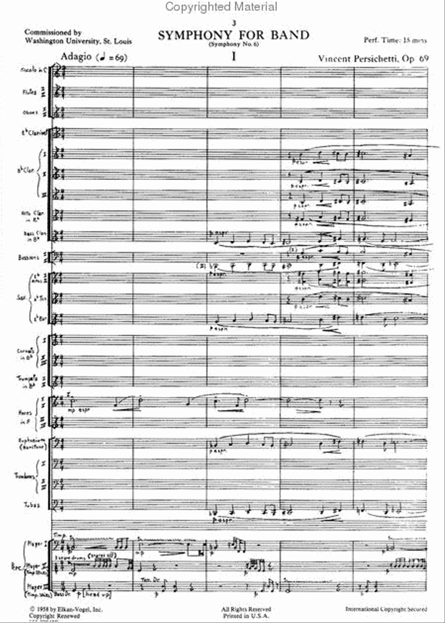 Symphony For Band Concert Band scores gallery preview page 2