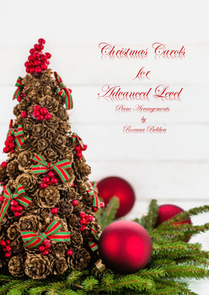 Book cover for Christmas Carols for Advanced Level Sheet Collection Piano