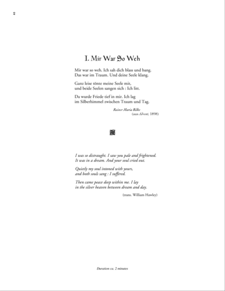 Drei Momente (Three Moments) SSATBarB Choir scores gallery preview page 2