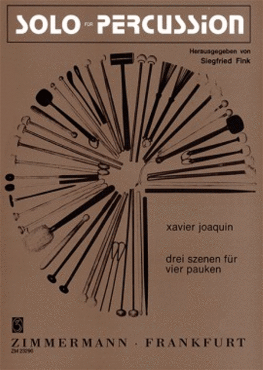 Three Scenes Three Scenes Percussion scores gallery preview page 1