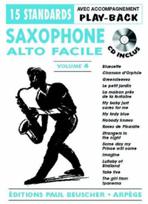 Book cover for Saxophone facile - Volume 4