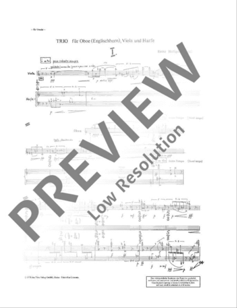 Trio Oboe scores gallery preview page 8