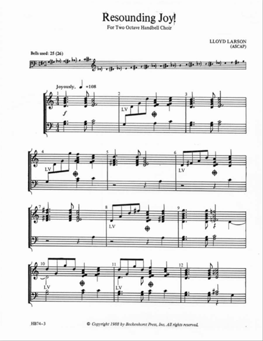 Resounding Joy! 2-Octaves scores gallery preview page 2