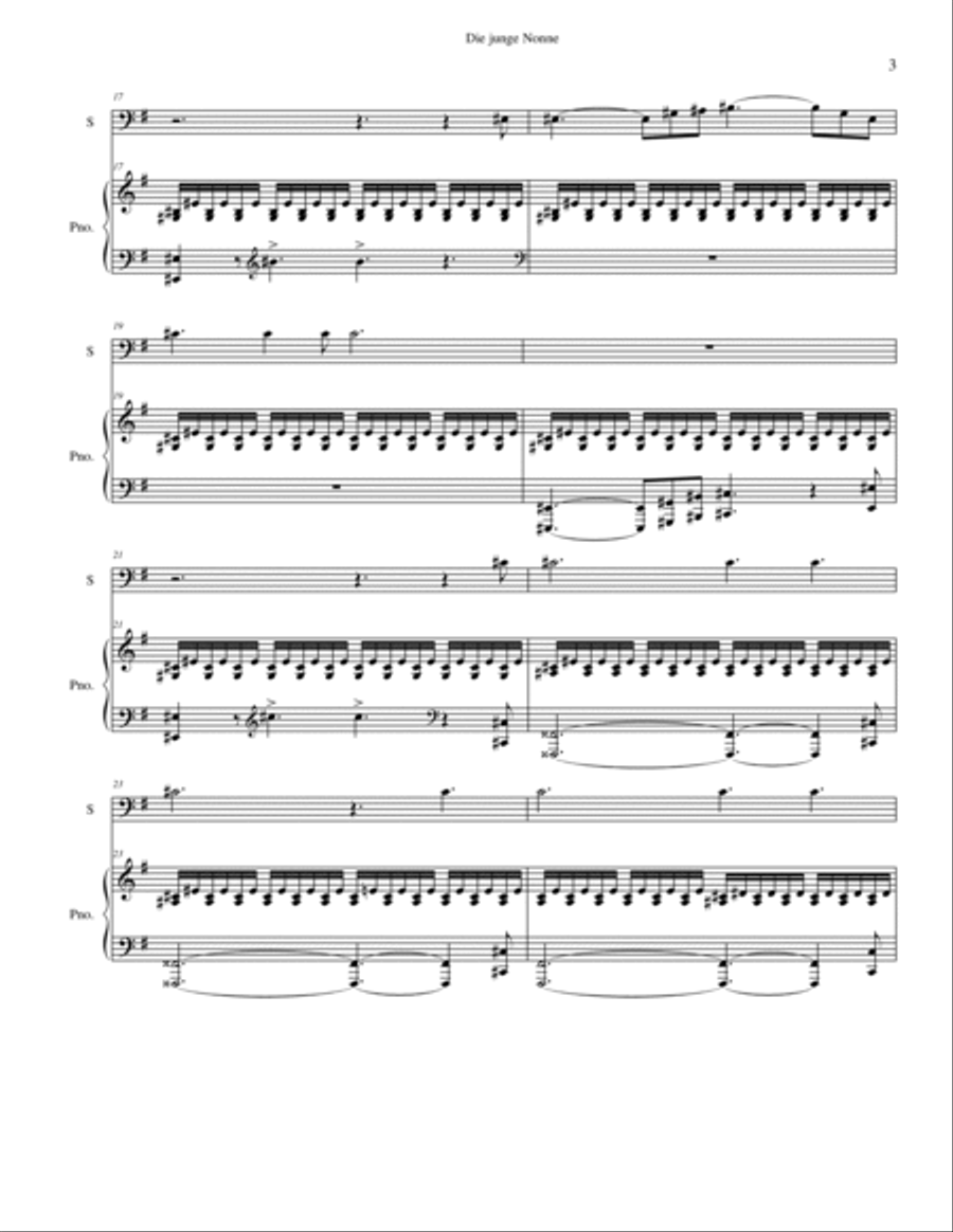 Six Schubert Art Songs - cello and piano Voice Solo scores gallery preview page 3