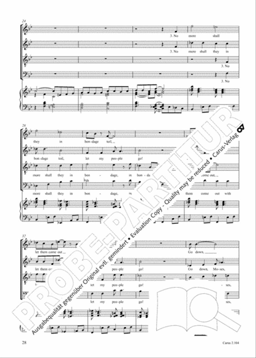 Hallelujah. Gospels and Spirituals for mixed choir Mixed Choir scores gallery preview page 16