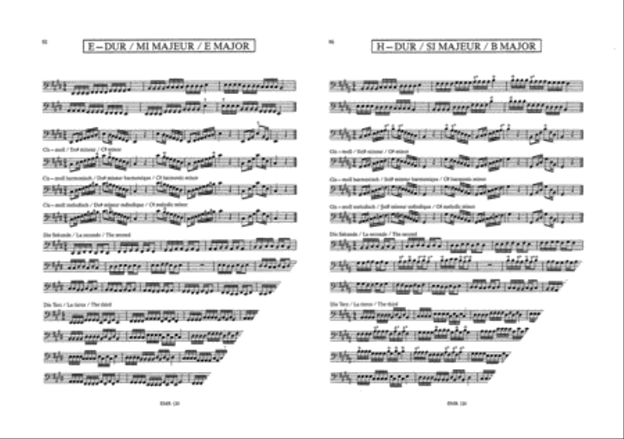 Die Tonleitern / Les Gammes / The Scales Vol. 1 Trombone scores gallery preview page 8