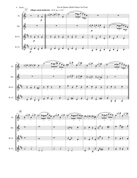 Verdi - Ballet Music - flexible woodwind quartet (from Jerusalem Act III) image number null
