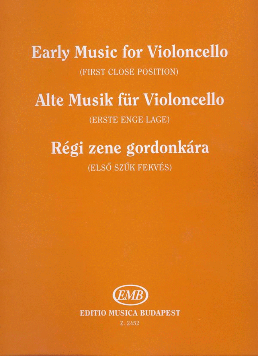 Alte Musik für Violoncello Werke aus dem 17-18. Piano Accompaniment scores gallery preview page 1