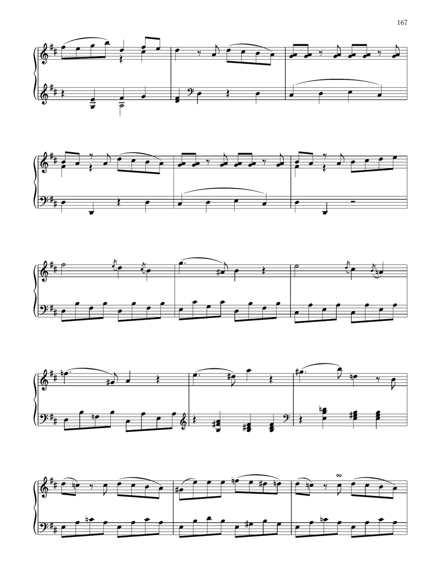 Rondo In D Major, K. 485 Piano Solo scores gallery preview page 2