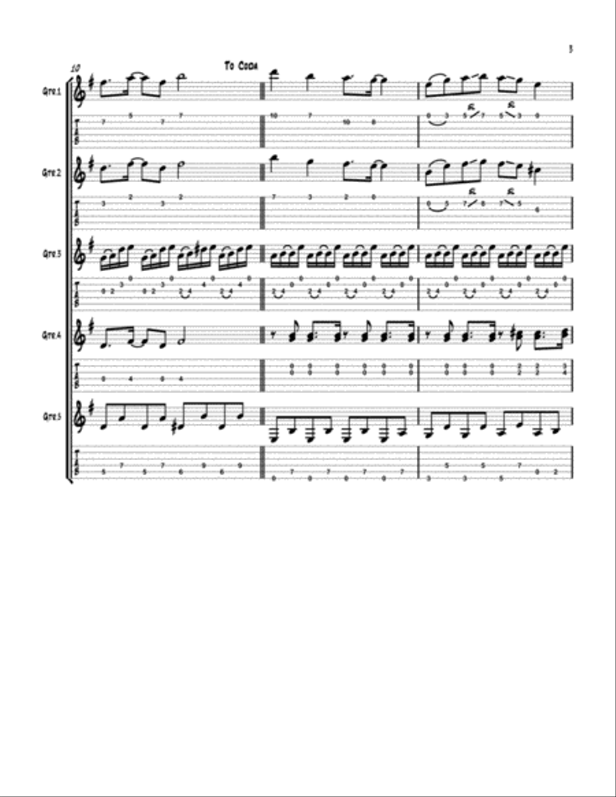 Guitarphoria 2-The Sequel Electric Guitar scores gallery preview page 3