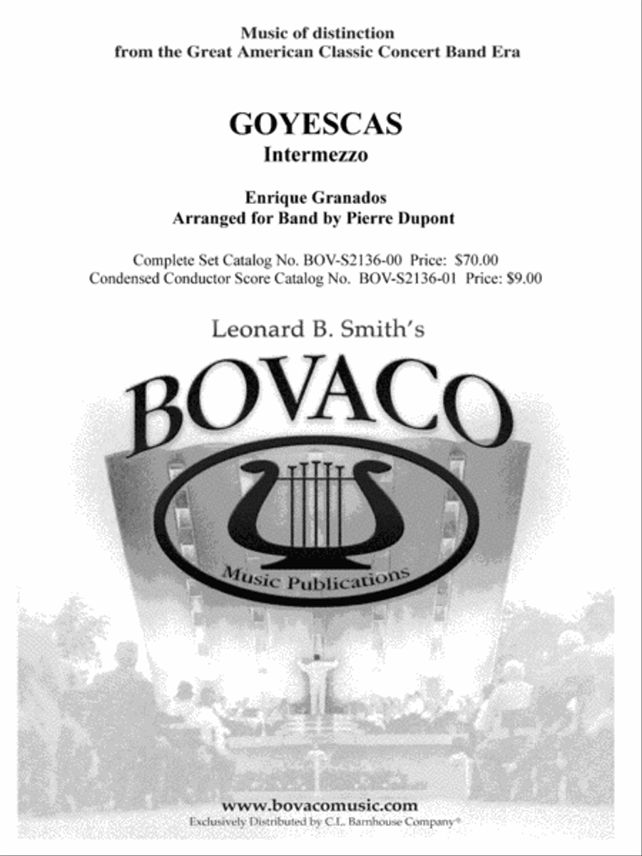 Goyescas Goyescas Concert Band scores gallery preview page 2