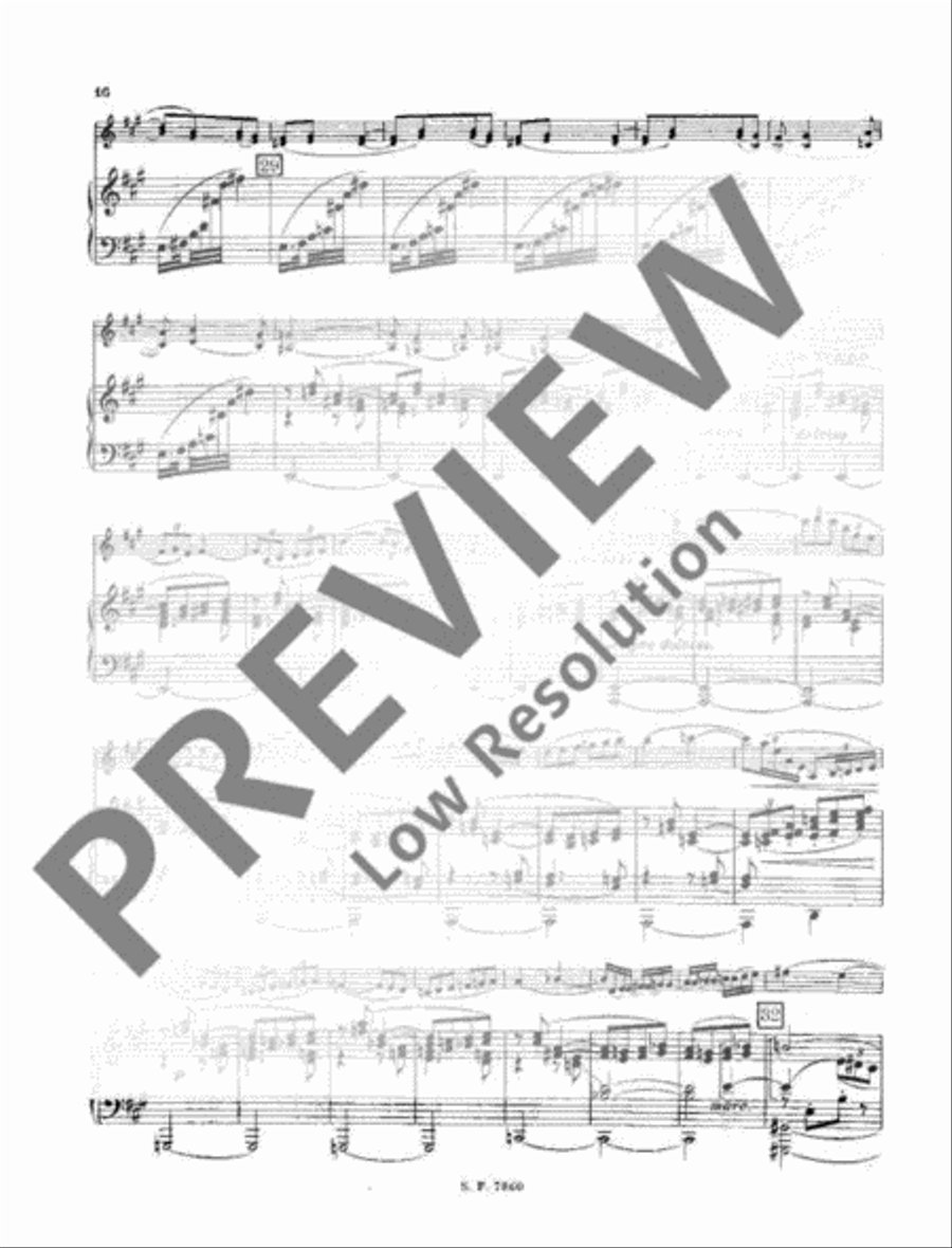 Poème héroïque Piano scores gallery preview page 17