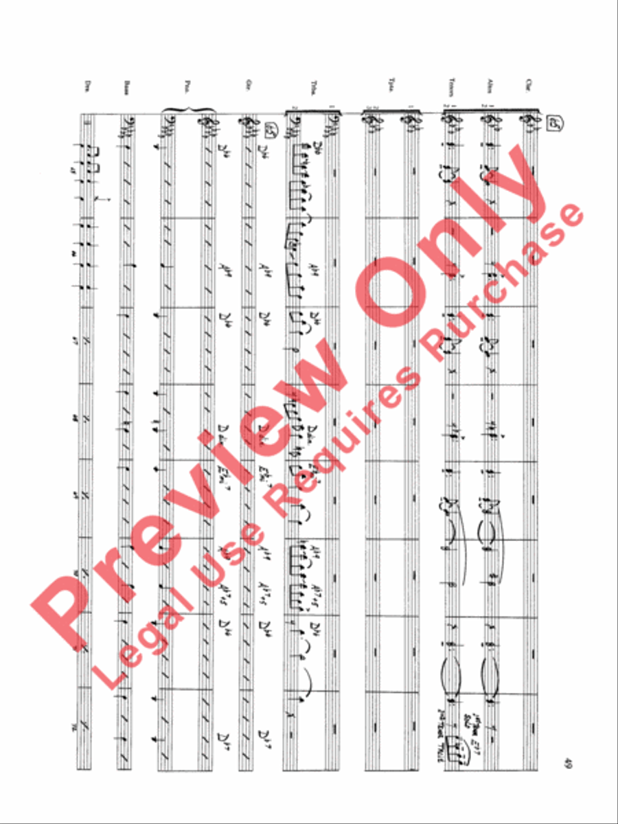 Original Big Band Sounds Original Big Band Sounds Big Band scores gallery preview page 50