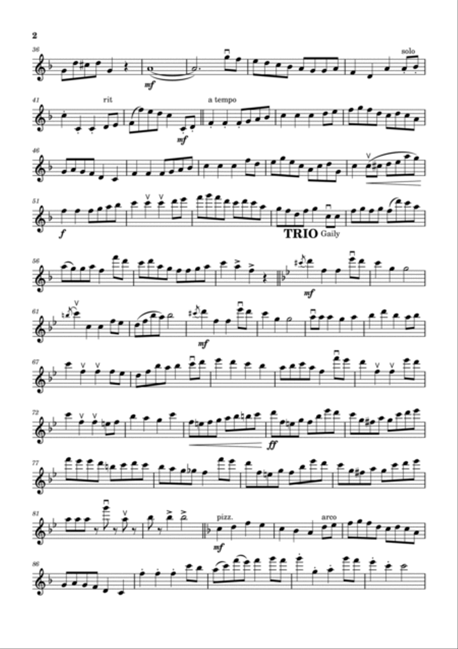 Barnacle Bill String Quartet scores gallery preview page 6