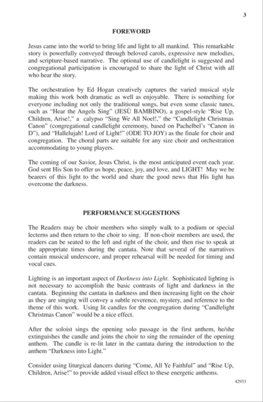 Darkness into Light Darkness into Light 4-Part scores gallery preview page 4