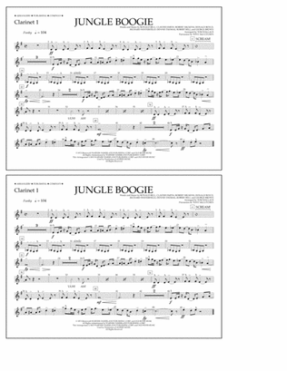 Jungle Boogie - Clarinet 1