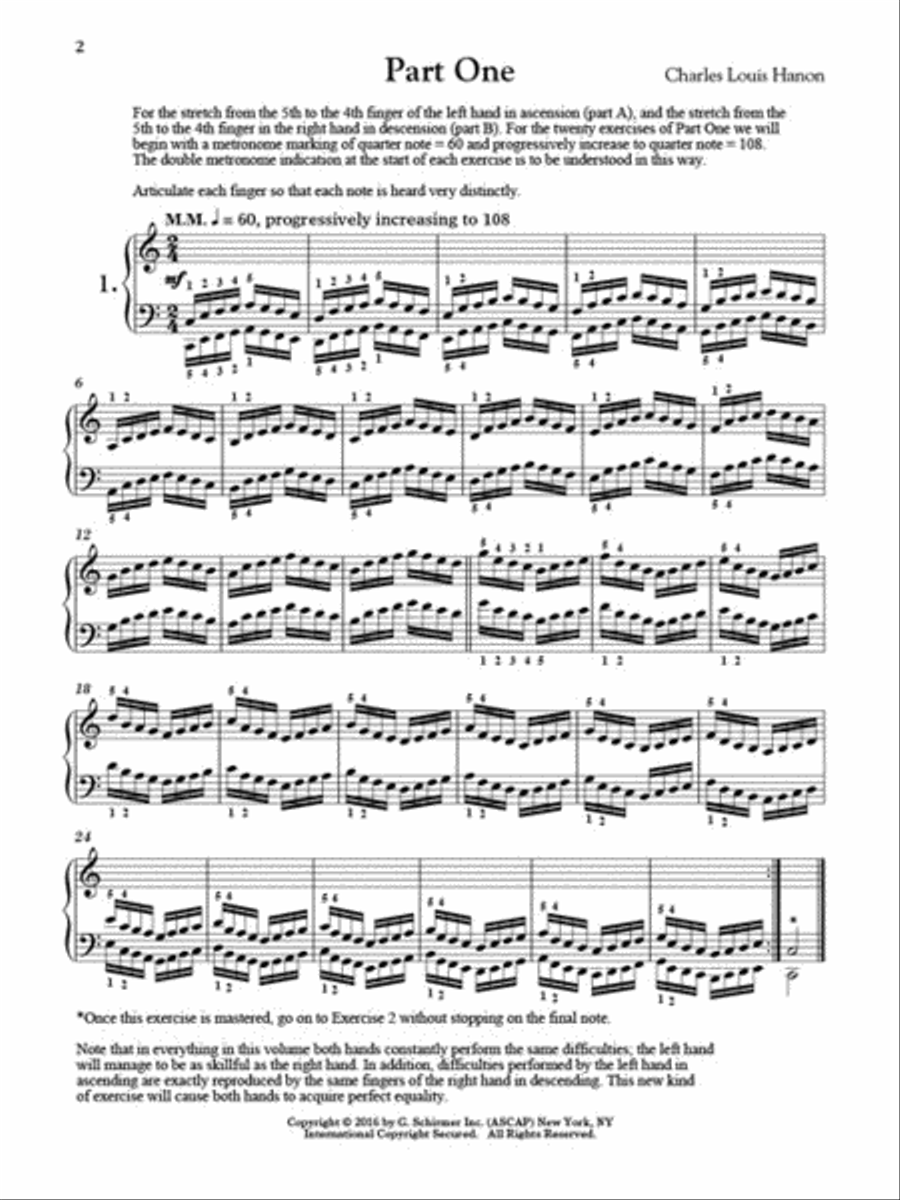 Hanon: The Virtuoso Pianist Complete – New Edition Piano Method scores gallery preview page 5