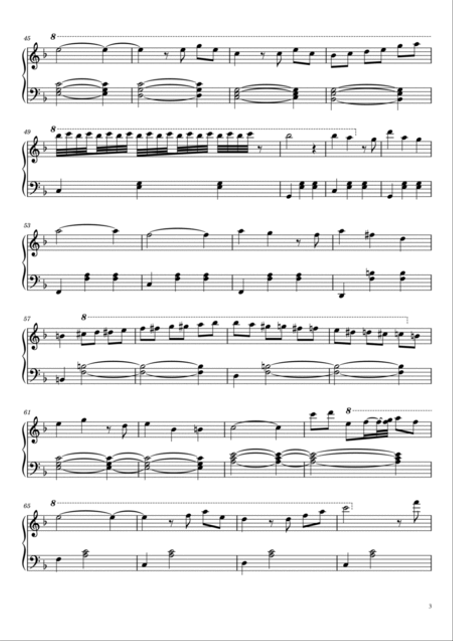 Up With Titles Piano Solo scores gallery preview page 3