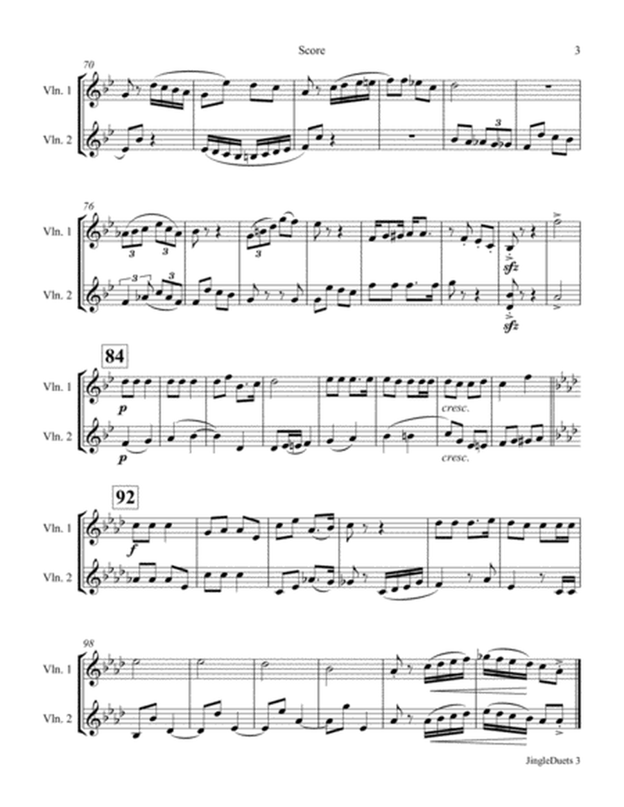 Jingle Bells- duet violin and violin image number null