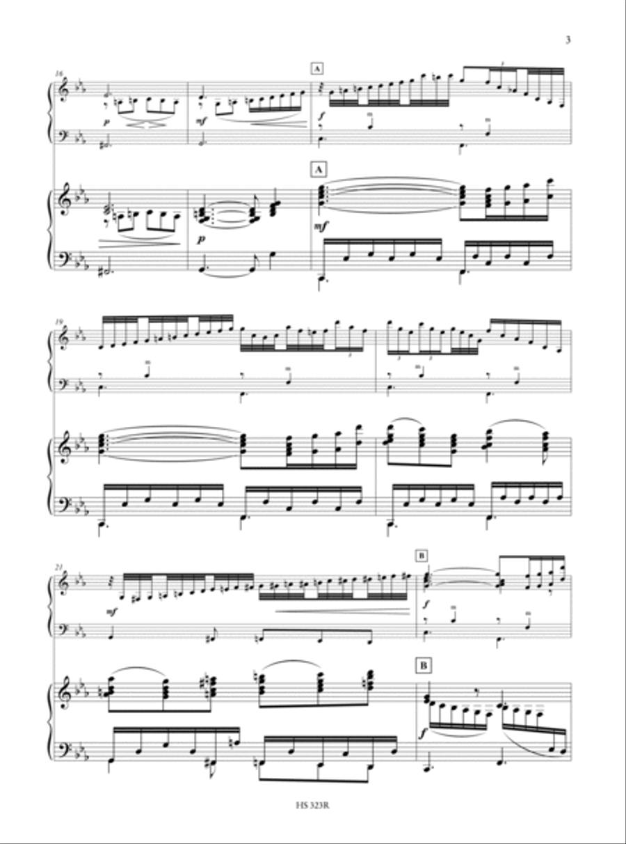 Russian Memories for Accordion and Strings (2018) Piano scores gallery preview page 3