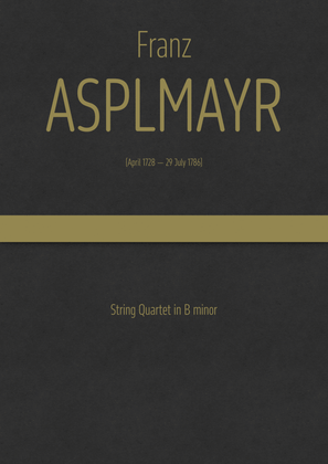 Aspelmayr - String Quartet in B minor