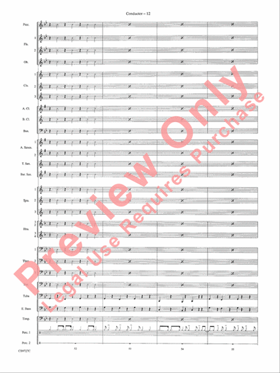 Dave Brubeck: It's About Time Concert Band scores gallery preview page 15
