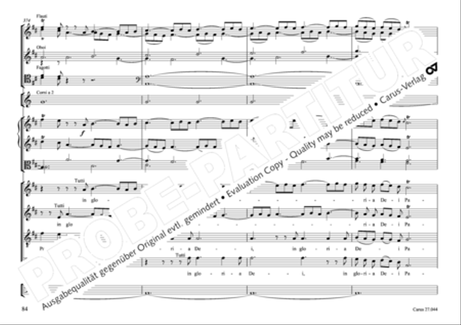 Messa per il Santissimo Natale 4-Part scores gallery preview page 75