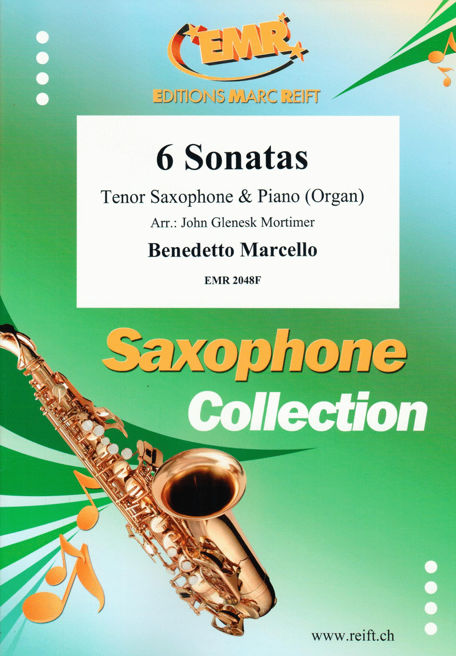 6 Sonatas Tenor Saxophone scores gallery preview page 1