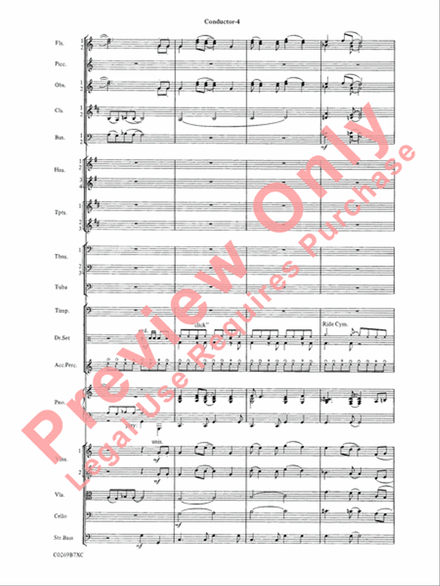 Leroy Anderson Favorites Leroy Anderson Favorites Full Orchestra scores gallery preview page 7