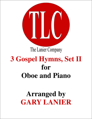 Book cover for 3 GOSPEL HYMNS, SET II (Duets for Oboe & Piano)