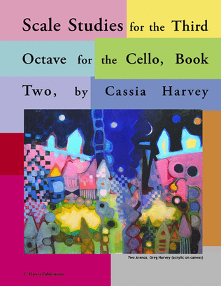 Book cover for Scale Studies for the Third Octave for the Cello, Book Two