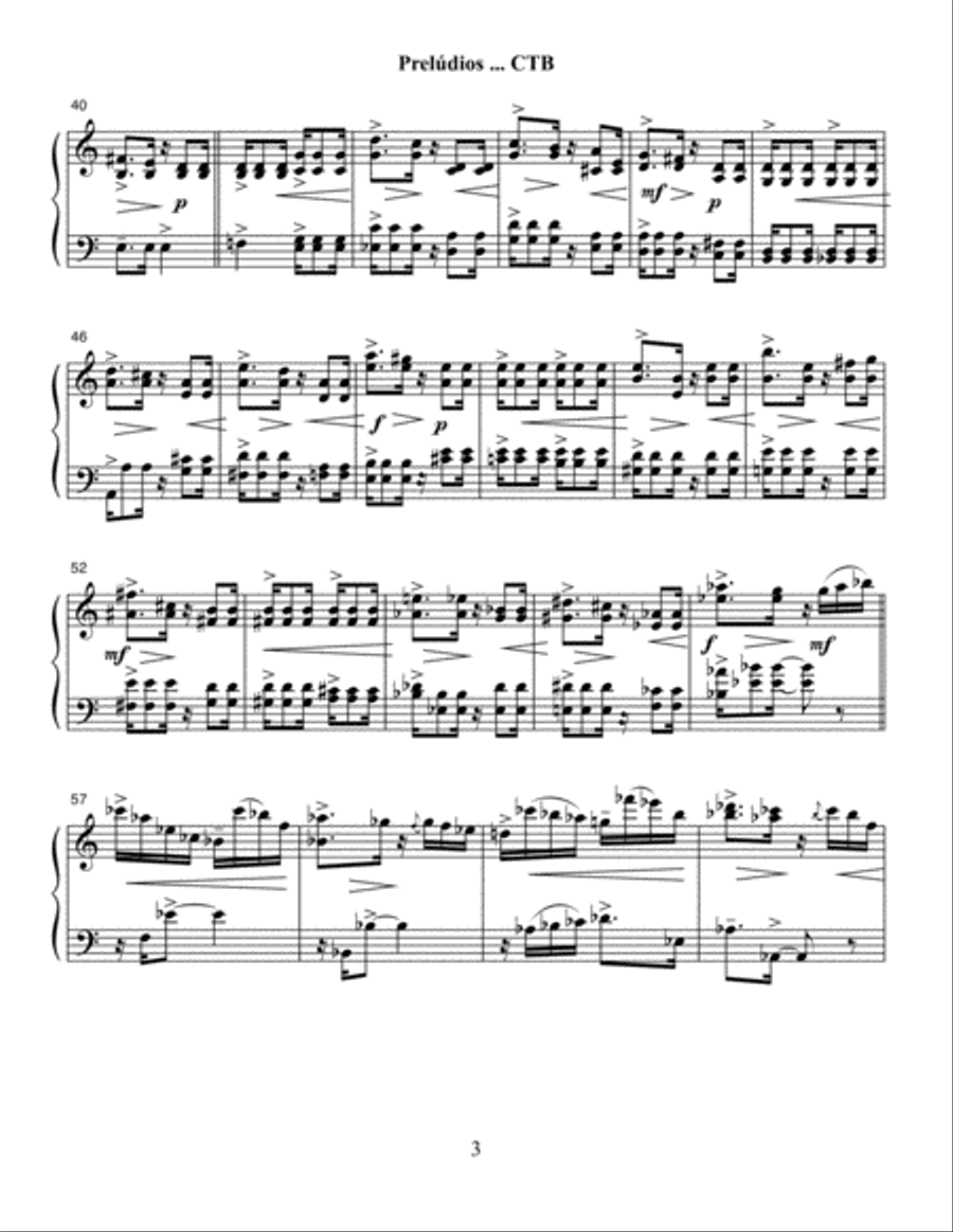Prelúdios ... Comidas Típicas Brasileiras (2005) for solo marimba Marimba scores gallery preview page 5