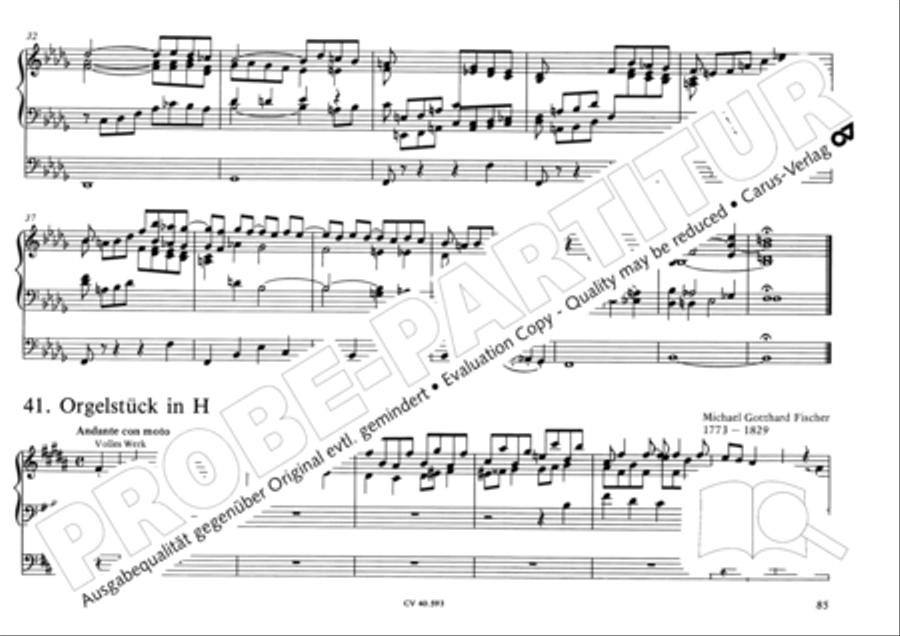 Free Organ Music from the Romantic Period, Vol. I (Freie Orgelmusik der Romantik, Band I) Organ scores gallery preview page 90