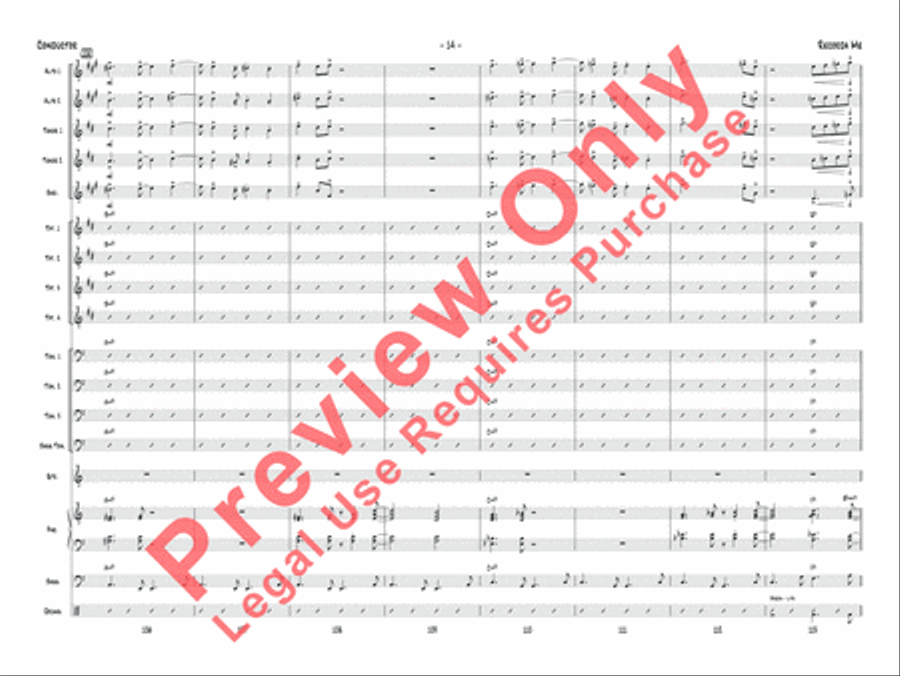 Recorda me Jazz Ensemble scores gallery preview page 15