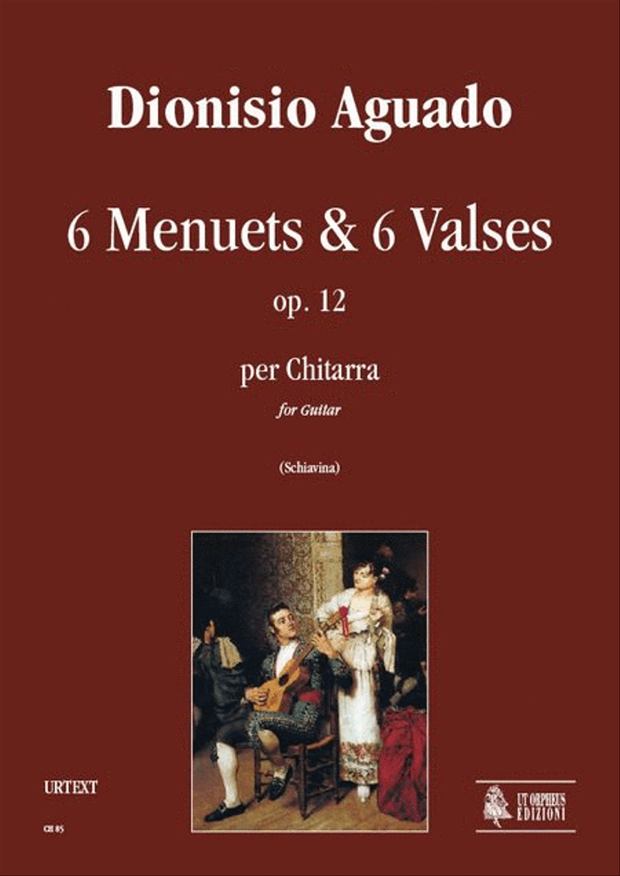 6 Menuets & 6 Valses Op. 12 for Guitar Acoustic Guitar scores gallery preview page 1