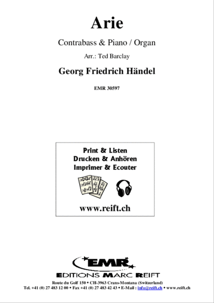 Arie Double Bass scores gallery preview page 2
