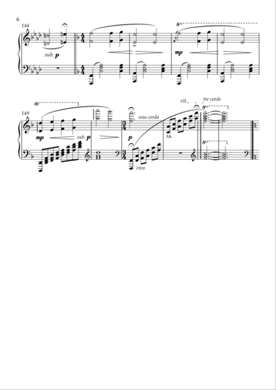 Obsessions of a Composer Obsessions of a Composer Piano Solo scores gallery preview page 6