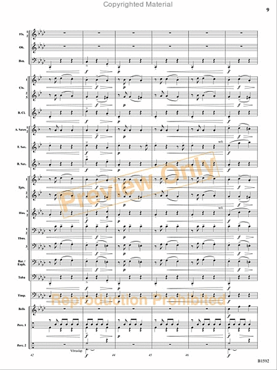 Dance of the Trolls Concert Band scores gallery preview page 10