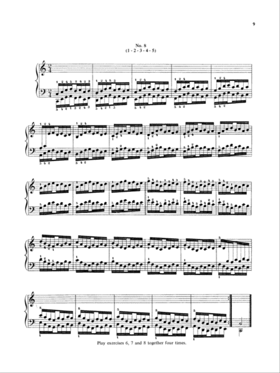 Hanon: The Virtuoso Pianist (Complete) Piano Solo scores gallery preview page 1