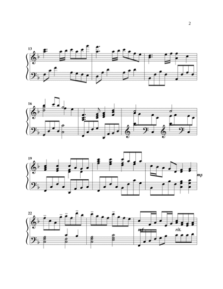 Love Came Down at Christmas--for Piano Solo image number null
