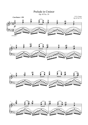 Prelude in C minor OP. 65 No. 18