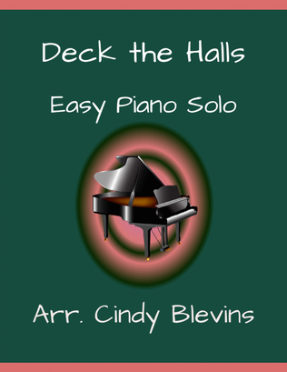 Deck the Halls, Easy Piano Solo